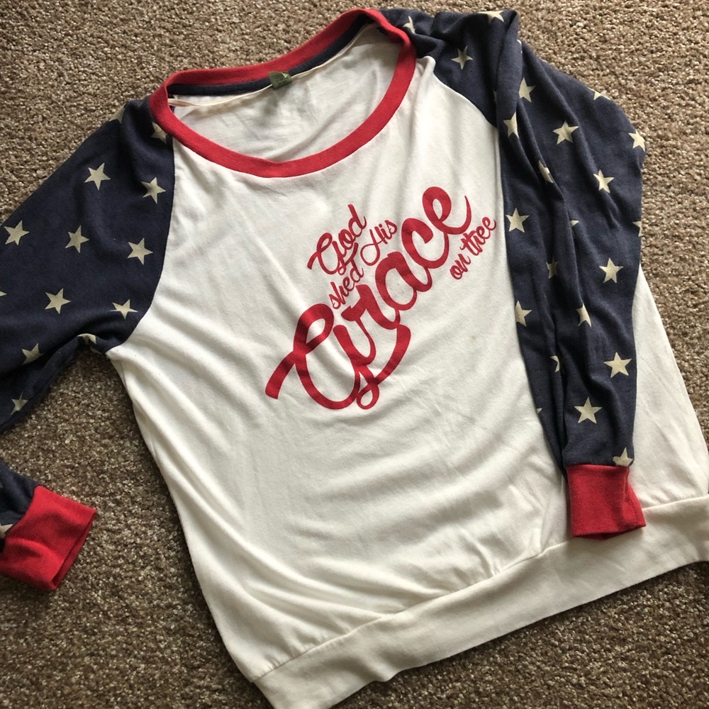 Patriotic Blouse XL